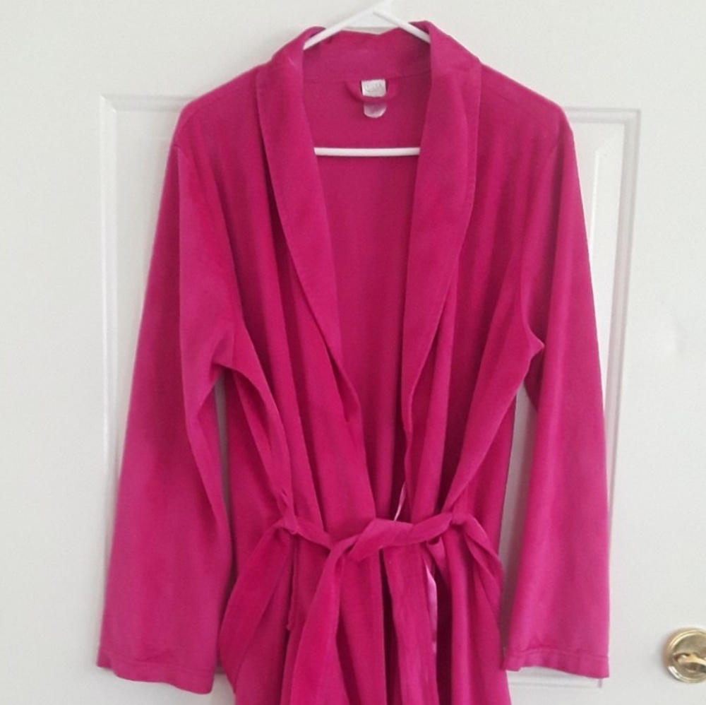 Ulta pink plush robe